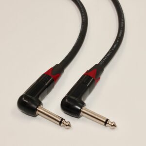 Instrumentkabel Haaks-Haaks Zwart